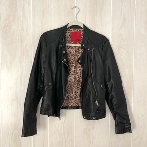 Saks 5th Avenue 5/48 Faux Leather Jacket